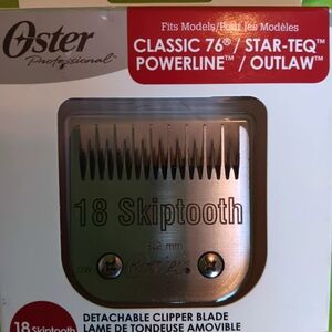 Oster 76918-106 Detachable 18 Skptooth 1/8" Blade Classic 76 Powerline Outlaw